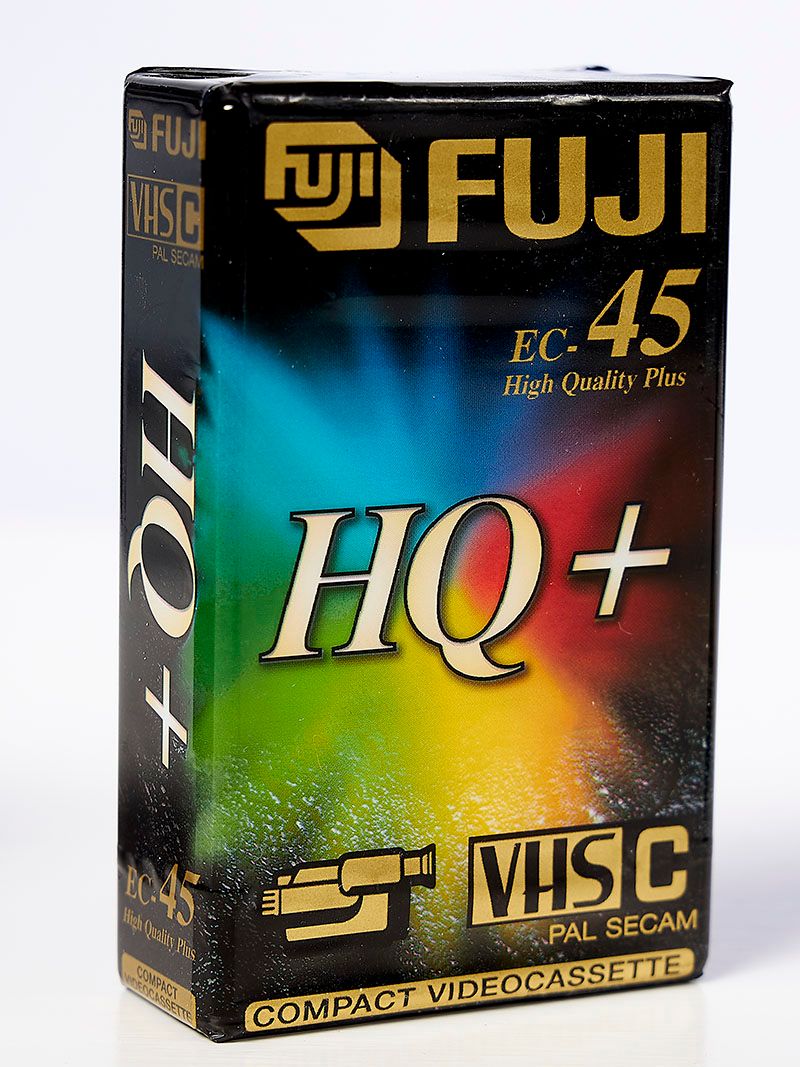 Fuji VHS-C HQ+ videobånd 45 min