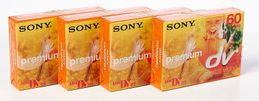 Sony Mini DV videobånd Premium 60 min 4 stk