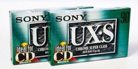 Sony Musik kassettebånd 90min UX-S 2 stk